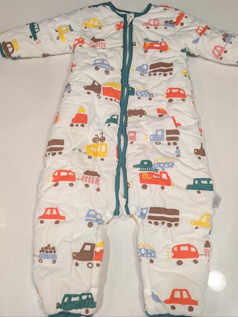 Warm Sleeved Walker Sleep Sack - Vehicle Print
